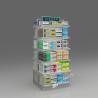Buy cheap JYaS-YZ-03 Eco-friendly Medicine Display Area Cabinet with White Over-oiled Board and Aluminum Price Tag Slot from wholesalers