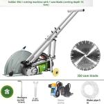 Buy cheap 135mm Cutting Depth Stone Floor Cutting Machine Plug-in Power Supply from wholesalers