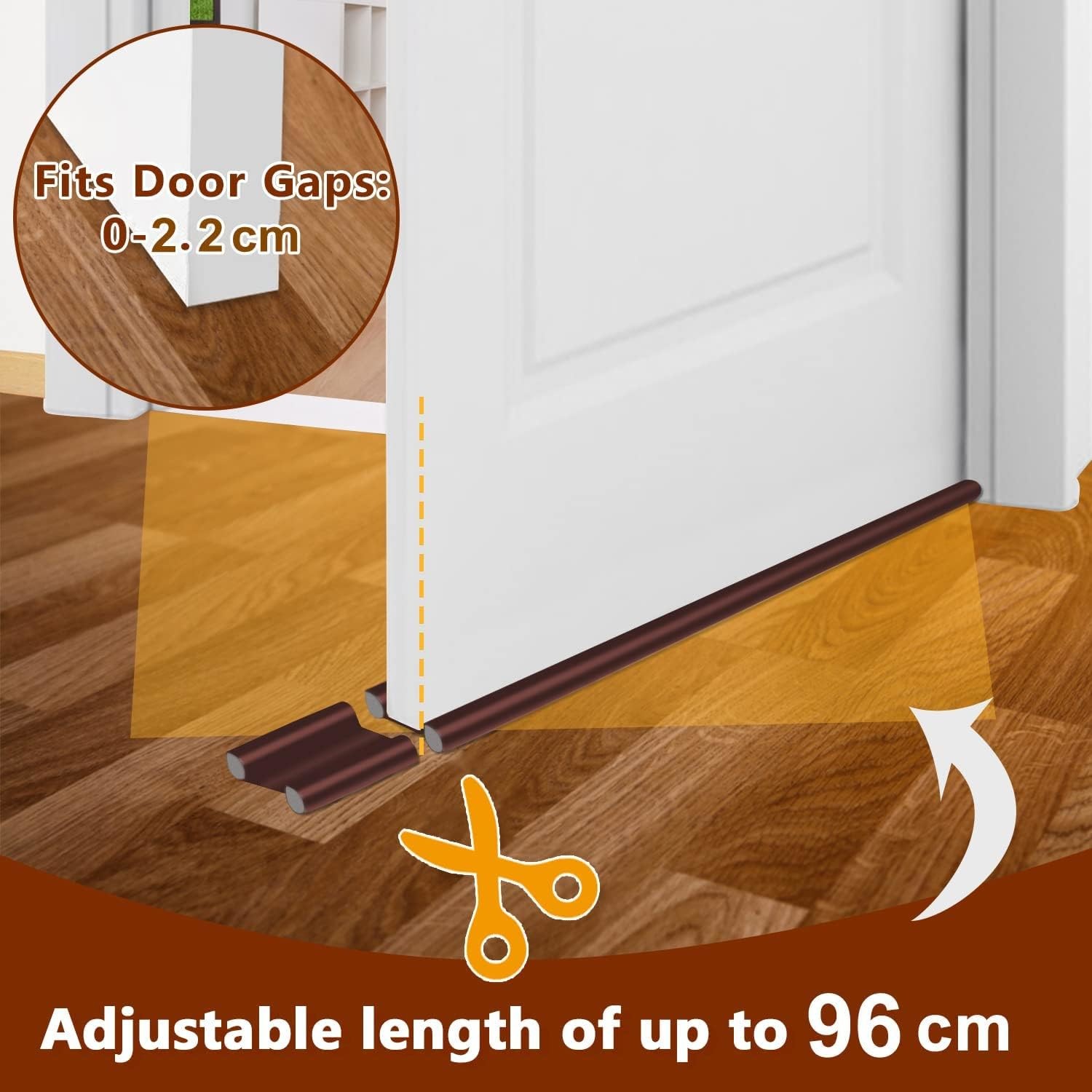 96*10*3cm Door Draft Stopper Door Bottom Sealing Strip ODM OEM