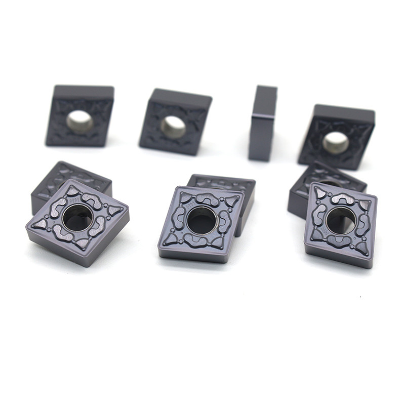 Square Carbide Turning Insert PCD Coating High Precision CNMG120408-PM
