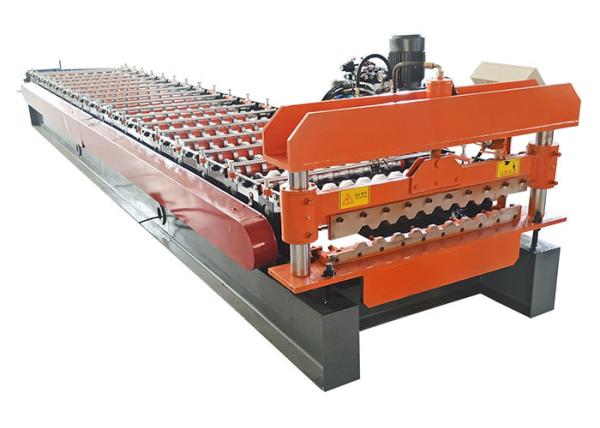 Buy cheap 380v 50hz Roofing Sheet Roll Forming Machine With Detla System from wholesalers