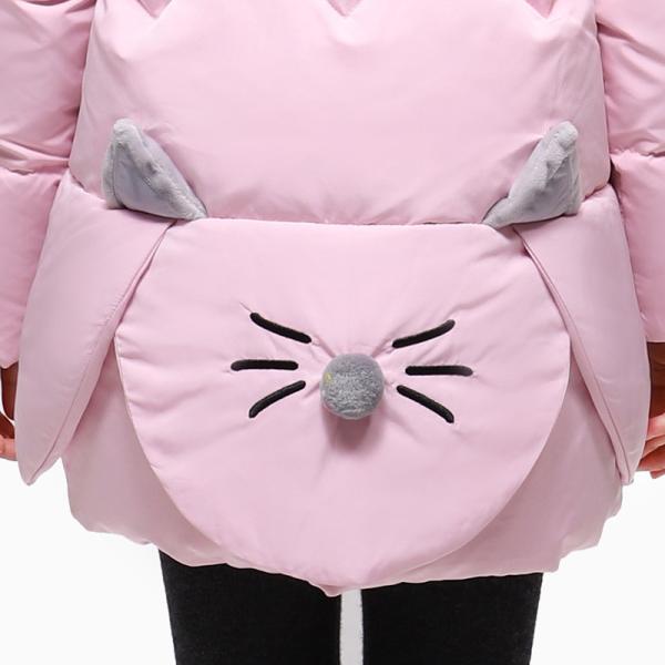 Quality Kids Clothing Suppliers China Long Coat Winter Latest Outdoor Detachable cap Children Girls Pink Down Jacket for sale