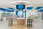 01-XDKJS001, Modern Tech Style Pharmacy Shop in Huizhou featuring 34 Main