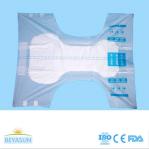 PE Film Cover Thick Extra Absorbent Adult Disposable Diapers Printed / Chemical