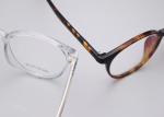 Tr90 Eyeglass Frames Plastic Frame Metal Legs For Men And Women