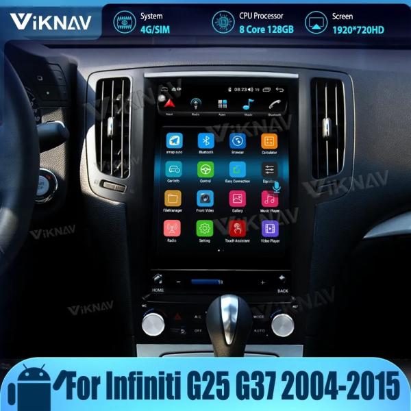 Buy cheap 12.1 Inch Touch Screen Stereo For 2004-2015 Infiniti G25 G37 Navigation GPS Multimedia DVD Player Wireless Carplay 4G from wholesalers