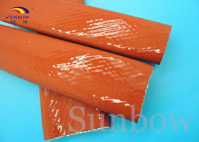 Flame Retardant Fireproof Sleeve Fireproof fiberglass sleeving coated silicone rubber