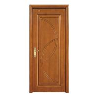 Buy cheap Single Panel MDF Wood Doors 6 Layer Painting 45mm Thick Soundproof product