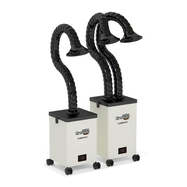 Buy cheap Double Ducts Solder Fume Extractor , Fume Extraction Soldering 135W 110V / 220V from wholesalers