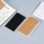 Gift Custom Soft Cover Kraft Paper Notebook A5 B5 B6 Size Sew Binding Brown Note
