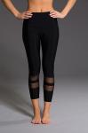 Fitted Ribbed Women Tight Yoga Pants Autumn Anti Cellulite Workout Leggings
