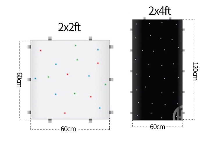 Dimmable Romantic Acrylic Full White LED Starlit Dance Floor for Wedding Banquet
