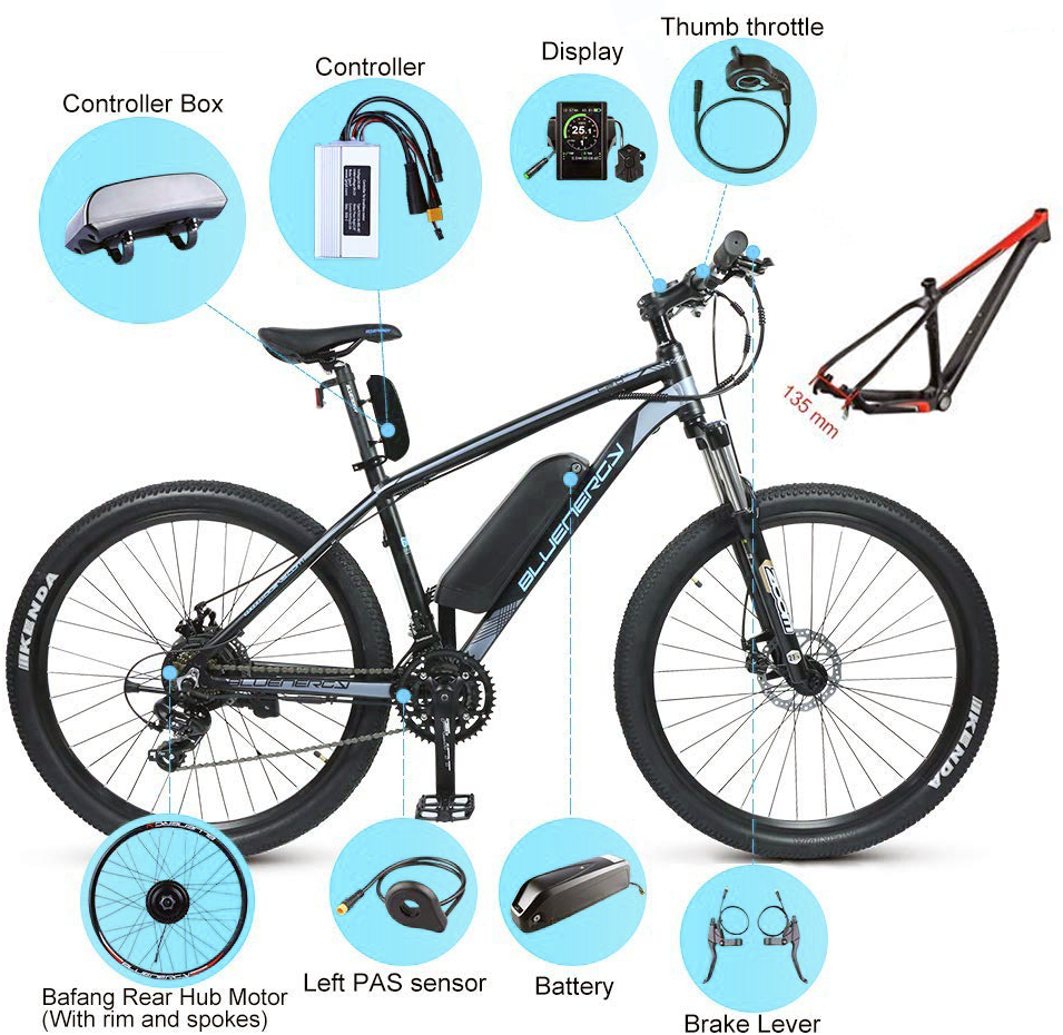 high torque electric bike kit 48V350w 500w 750w e bike hub motor kit