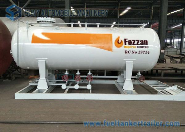 Buy cheap 10M3 LPG Skid Filling Station 4.2T Lpg Skid Gas Tanker Double Nozzle Dispenser from wholesalers