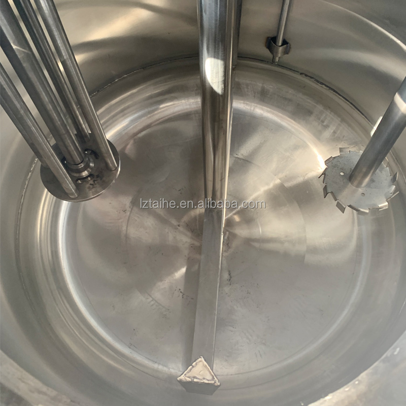 Single Layer or Jacketed Structure Agitator Reactor for 500L Batch Chemical Reaction