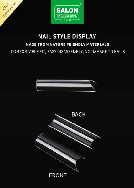 Buy cheap OEM Full Cover Bamboo Clear Soft Gel False Nails Designs Artificial Nail Tips from wholesalers