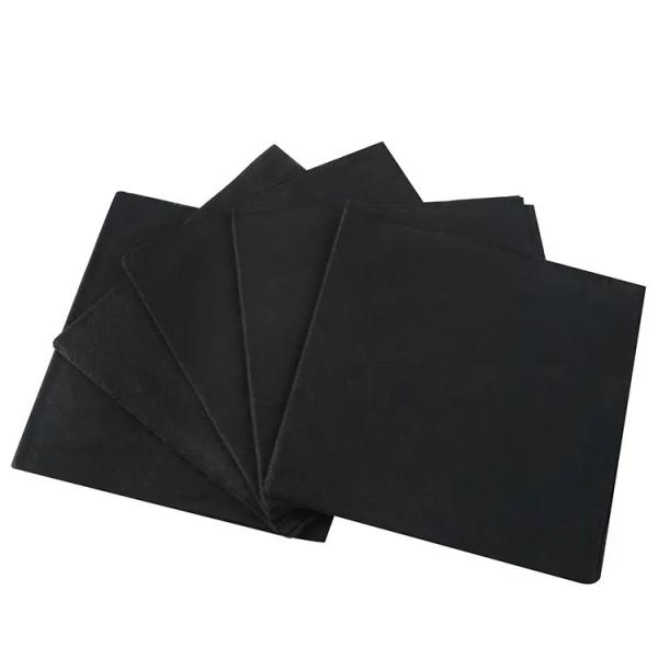 Buy cheap Barber Black Disposable Hair Salon Towel , Practical Disposable Non Woven Towel from wholesalers