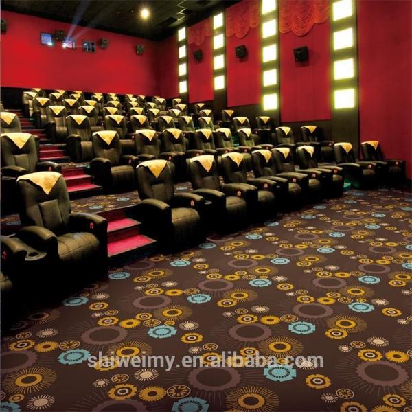 Buy cheap Cheap dark brown polypropylene printed carpet for cinema from wholesalers