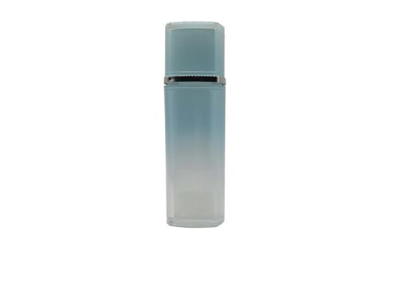 Buy cheap Customized 50ml Blue Acrylic Square Airless Bottle For Cosmetic Packaging from wholesalers