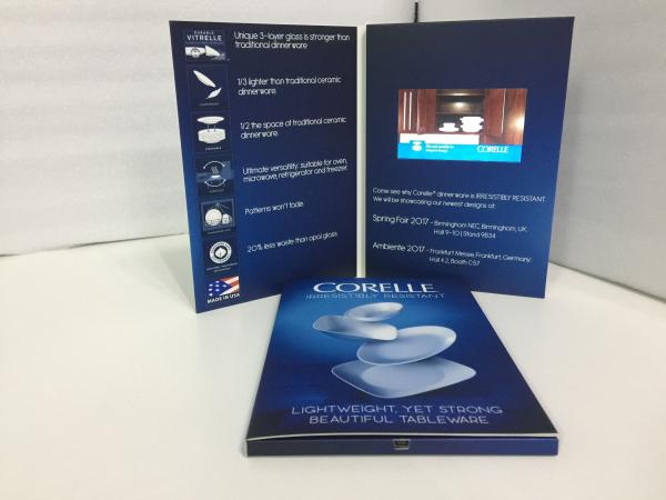 Buy cheap 4.3 Inch Digital Lcd Video Brochure Card For Event Video Marketing 256MB from wholesalers