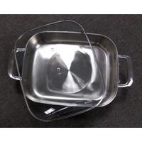 Buy cheap No Stick Stainless Steel Electric Frying Pan With Glass Cover , 305X380mm Size product