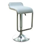 Lounge Hotel Trade Show Booth Furniture Gas Lift Bar Chair PU Pocated For Coffee