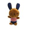Buy cheap Cute Rabbit Doll Key Chain Brown Fleece Cloth Corduroy Material from wholesalers