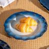 Buy cheap 2024 Floral Ceramic Dining Plate Set Tableware Porcelain Blue Stoneware Dinnerware Set from wholesalers