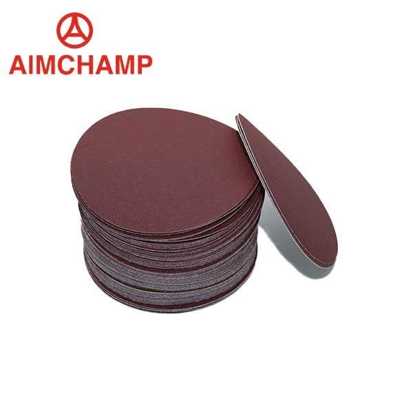 Buy cheap Orbital Sander Disc Hook And Loop Red Aluminum Oxide Sandpaper Polishing disc from wholesalers