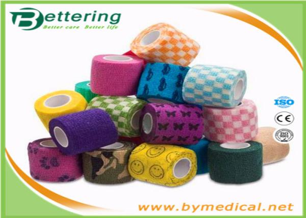 Buy cheap First Aid Care Cohesive Bandage Wrap , Colored Self Adhering Gauze Bandage from wholesalers