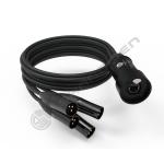 4-Channel 3-Pin XLR Adapter Cable with RJ45 Female Converter Xlr 3 Male Pins to