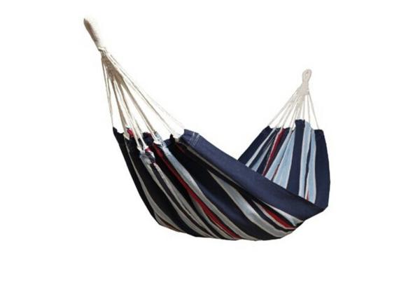 Outdoor Travel Portable Fold Up Single Person Heacy Cancas Fabric Cotton Rope