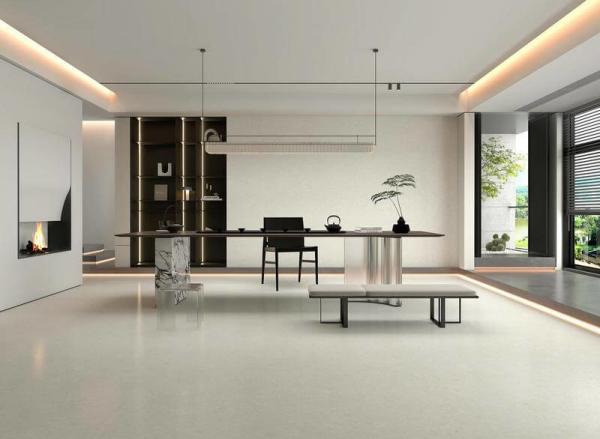 Buy cheap Indoor Wall Tiles And W.A 0.5% Anti-Slip Gray 1200x1200x9mm Elegant Soft Glazed Porcelain Tile For Apartment And Bedroom from wholesalers