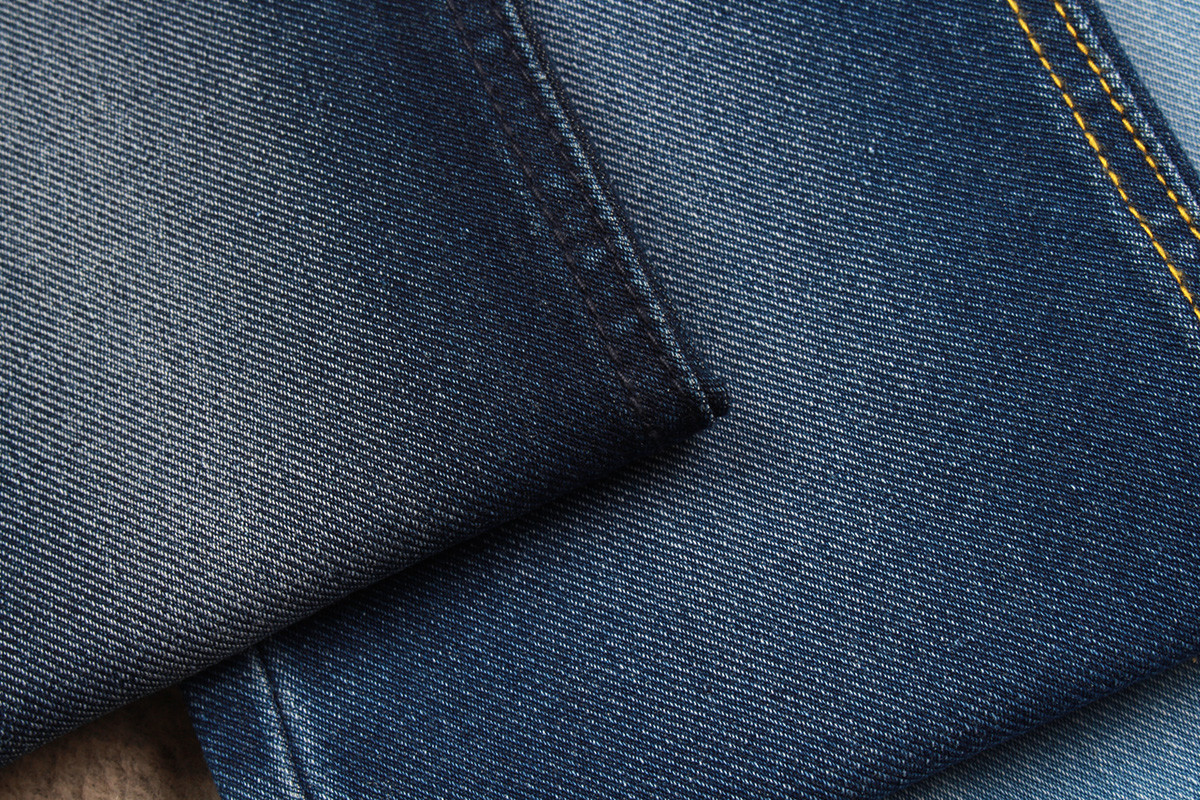 60cm 362Gsm Blue Denim Fabric For Jeans Jacket Special Weaving Denim Material