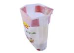 Extra Large Woven Polypropylene Rice Bags , Gusset Side Rice Packing Bags