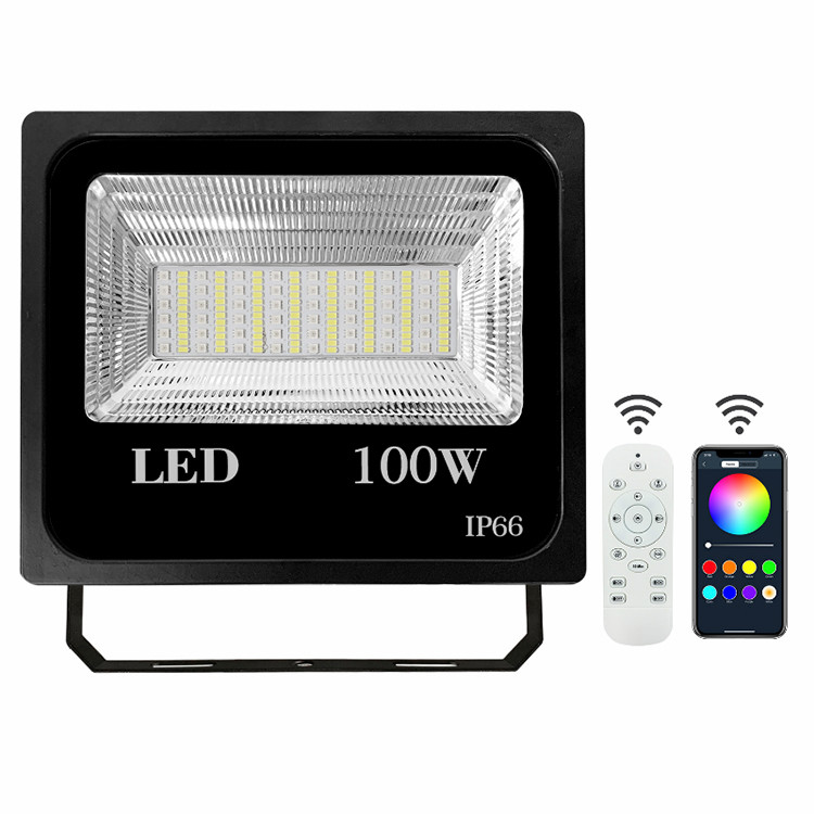 Red Green Blue 100W RGB LED rock lights With Remote Ambient Light