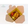 Buy cheap Eco - Friendly Disposable Lunch Boxes Hot Food To Go Containers For Fast Food from wholesalers
