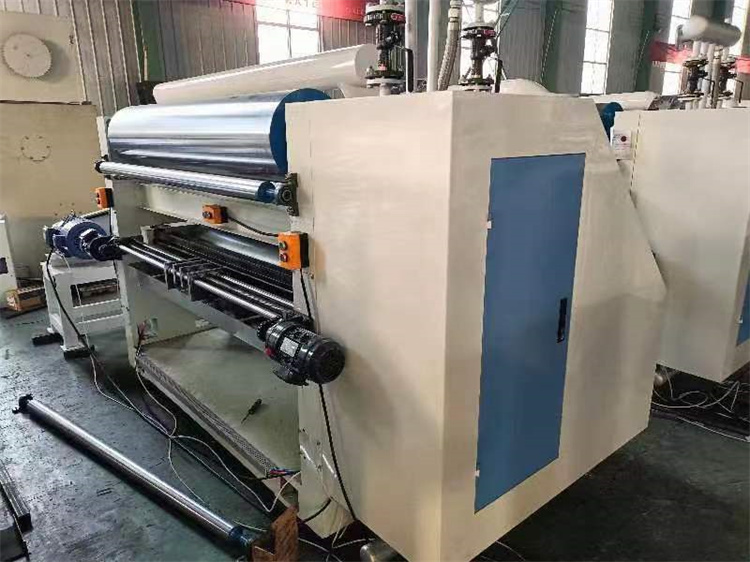 Restaurant 3 Ply Corrugated Cardboard E Flute Fingerless Single Facer Machine