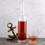 500ml 750ml Glass Vodka Whisky Spirit Empty Flint Glass Baijiu Olive Oil Bottle