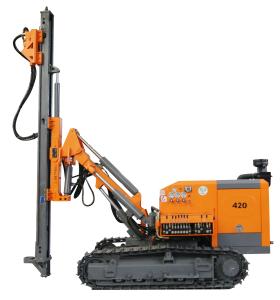 Wholesale Four Cylinder DTH Drilling Rig With Rotary Head 5500kg Weight ZGYX - 420 Model from china suppliers