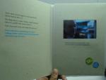Multi - Page A4 / A5 Video Wedding Invitations ON / OFF Button Switch For Fair