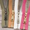Buy cheap Metallic Rose Gold Decorative Metal Zippers Eco ISO For Handicrafts from wholesalers