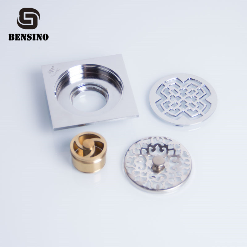 Modern 10cm Chrome Plating Bathroom Floor Drain Strainer