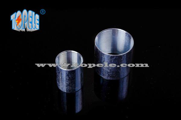 Buy cheap 1/2 in Threaded Galvanized Steel Rigid Couplings for IMC / Rigid Conduit from wholesalers
