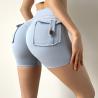 Buy cheap Buttocks Back Pocket Yoga Pants High Waisted Booty Scrunch Workout Shorts from wholesalers