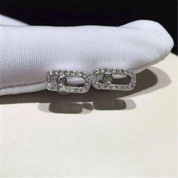 Buy cheap Luxury jewelry Mk With diamond stud earrings 18k white gold yellow gold rose gold diamond Stud earrings from wholesalers
