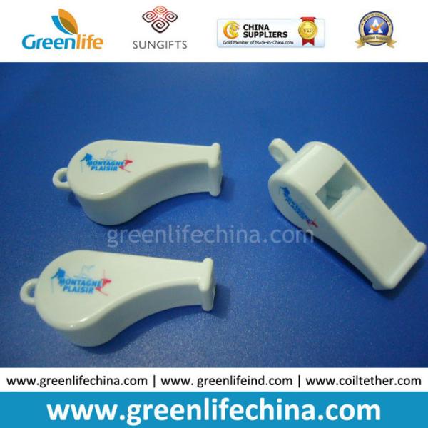 Buy cheap Office Promotional Gift Solid White Lifesaving Customized Printing Whistle from wholesalers