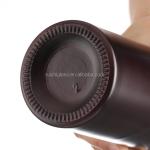 Aluminum Plastic PP Collar Material Amber Glass Swing Top Bottles for of Gin