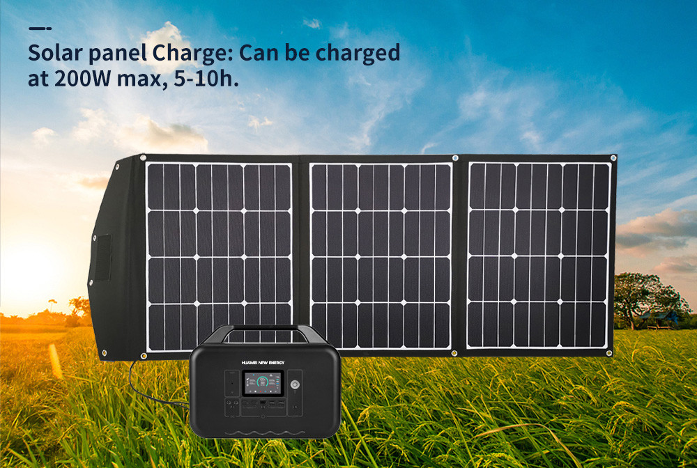 Solar Energy System Portable Power Generator 672Wh 600W Big Capacity Fast Charging UPS