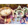 Buy cheap Fiberglass Space Bowl Water Slide / Outdoor Swimming Pool Slide For Hotel Resort from wholesalers